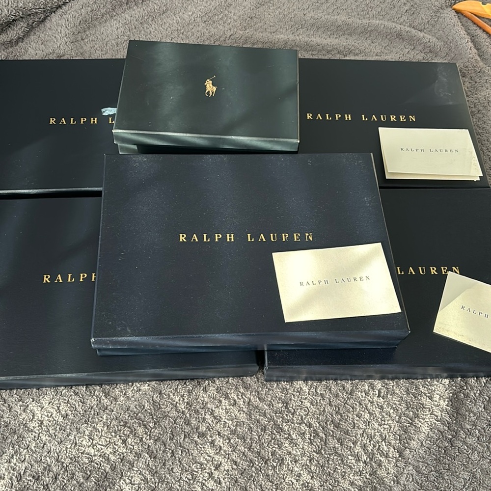EMPTY Ralph Lauren boxes